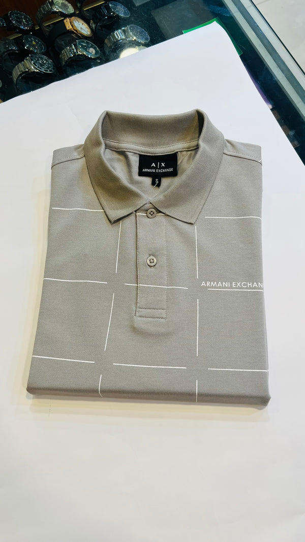AEX grey Imported exclusive polo shirt  (00450)