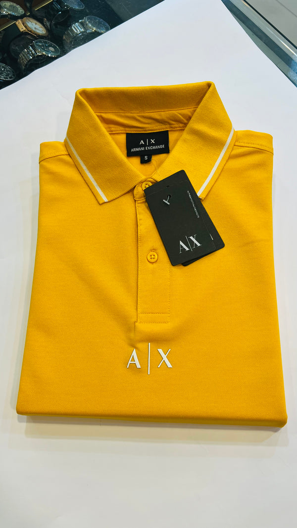 AEX yellow Imported exclusive polo shirt  (00450)