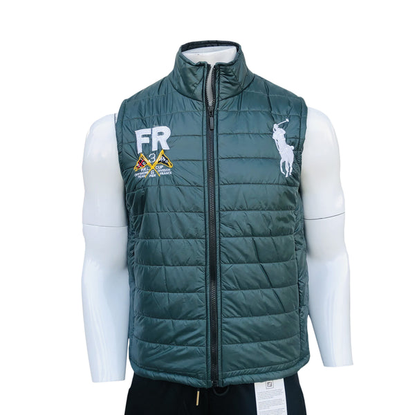 RL  green slim light weight puffer jacket