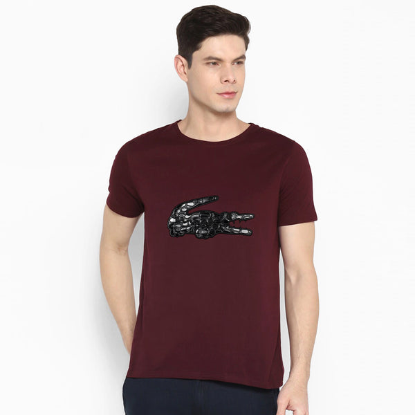 LCST maroon Imported soft cotton T-Shirt