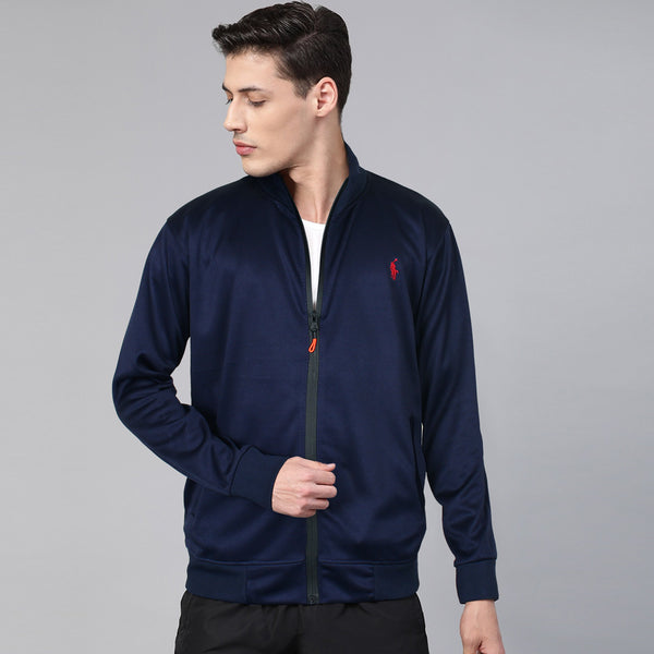 RL navy fleece zipper (00238)