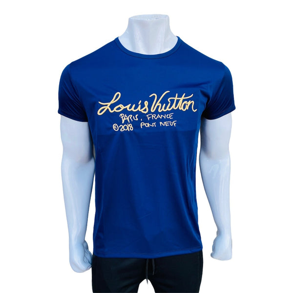 lVX exclusive blue slim fit T-Shirt-99 (00158)