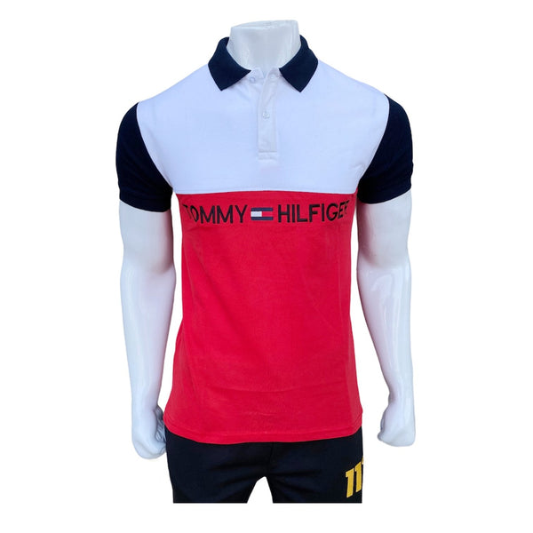 TM white-R polo shirt