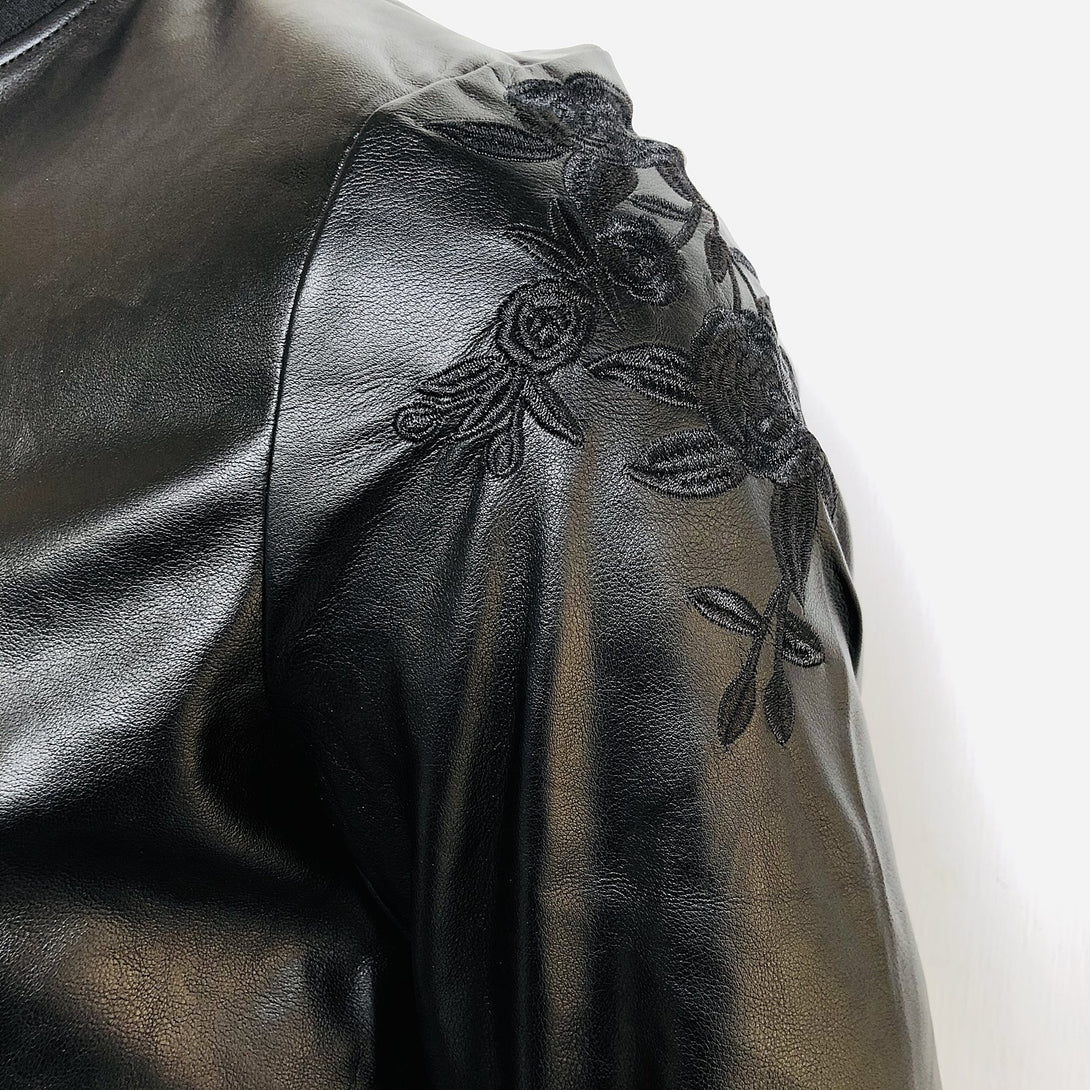 DG LEATHER  black exclusive  jacket - Exports Club