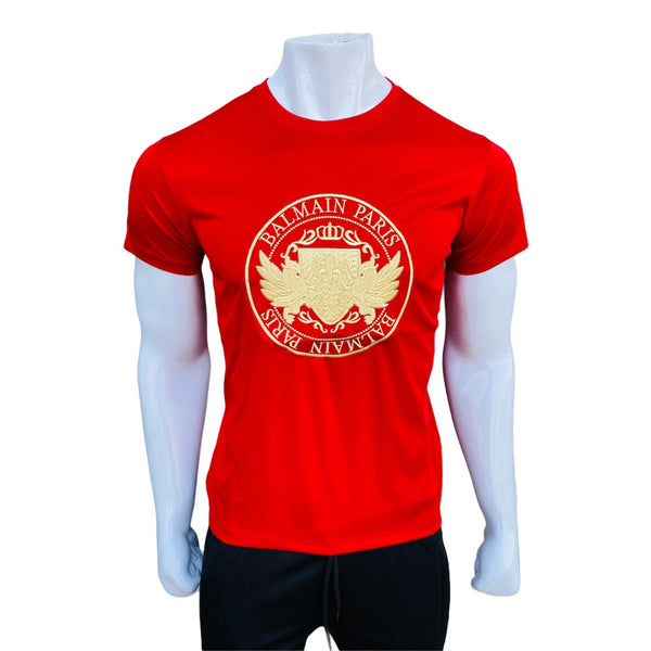 BLM exclusive red  slim fit T-Shirt-99