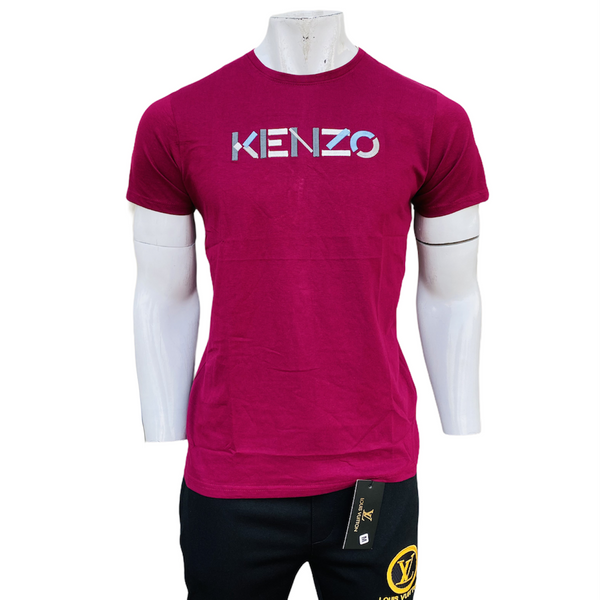 KNZ emb maroon T-Shirt