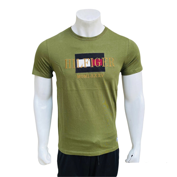 TMY-EMB  Imported  green T-Shirt (00140)