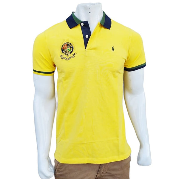 RL-S-P yellow exclusive polo shirt