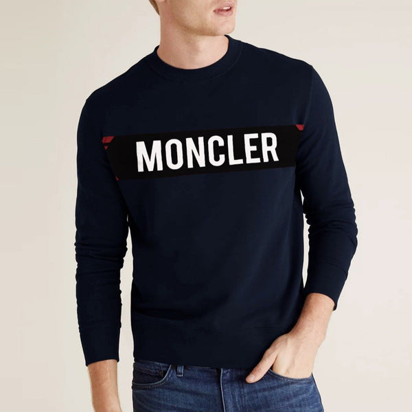 MNCLR navy poly-sweatshirt (00215)