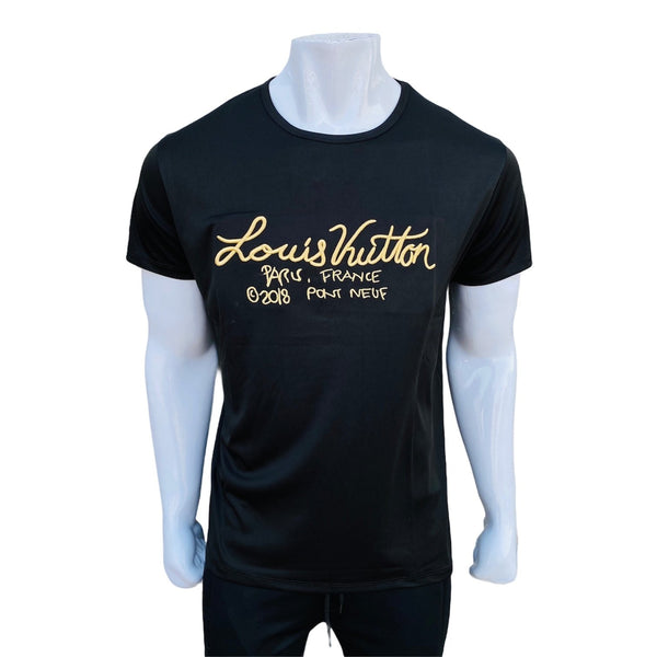 lVX exclusive black slim fit T-Shirt-99