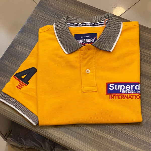 SPRDRY Imported yellow exclusive polo shirt (00245)