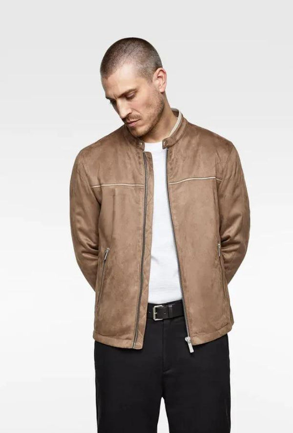 ZR original suede bomber jacket