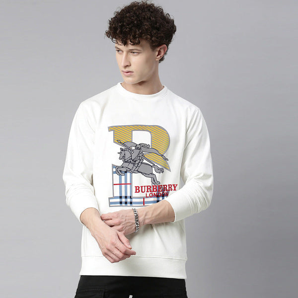 BRBRY white poly-sweatshirt (00215)