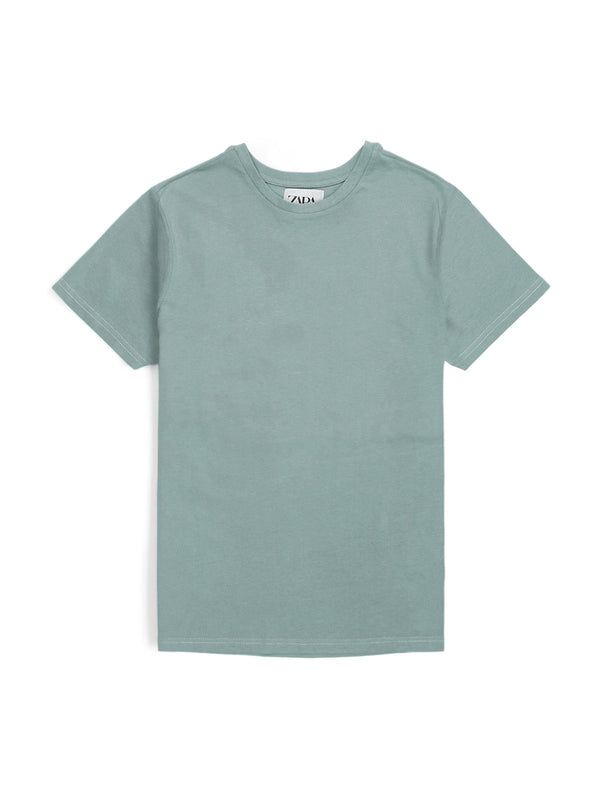 ZR  basic cotton regular sleeves T-Shirt (00313)