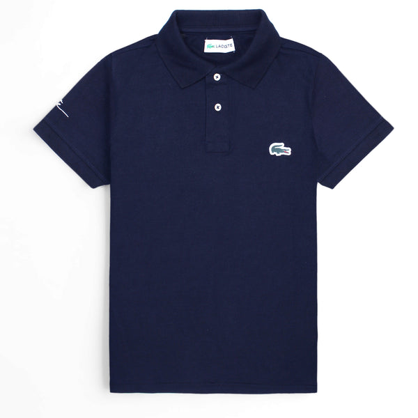 LCST soft cotton navy polo shirt(00320)